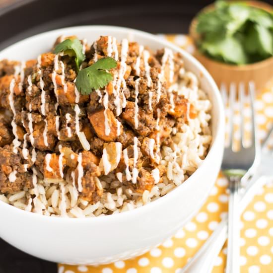 Spiced Up Sweet Potato Burgernoff