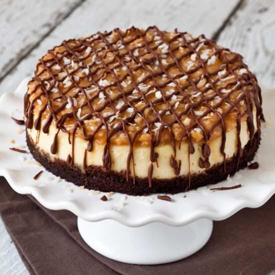 Samoa Cheesecake
