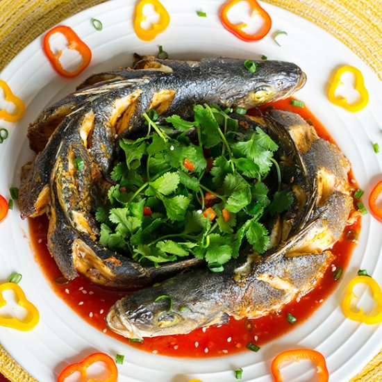 Two Spicy Lovers – Grilled Branzino