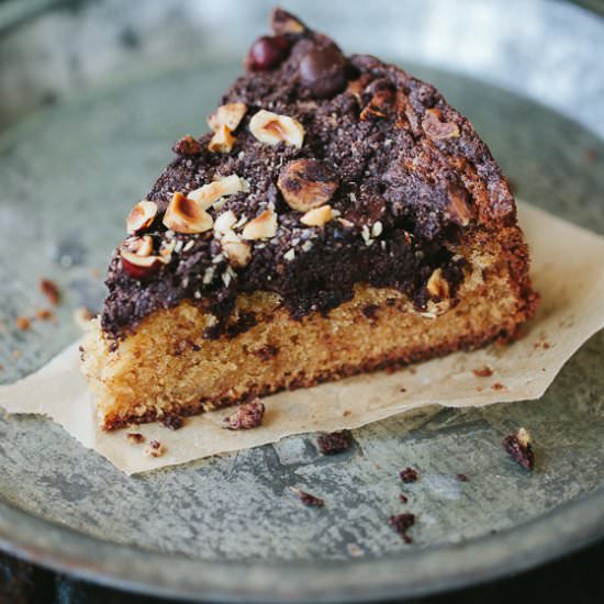 Hazelnut Cocoa Crumb Cake