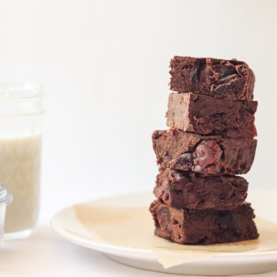 Cherry Chocolate Chip Brownies