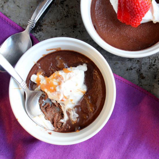 Chocolate Ricotta Cheesecake Cups