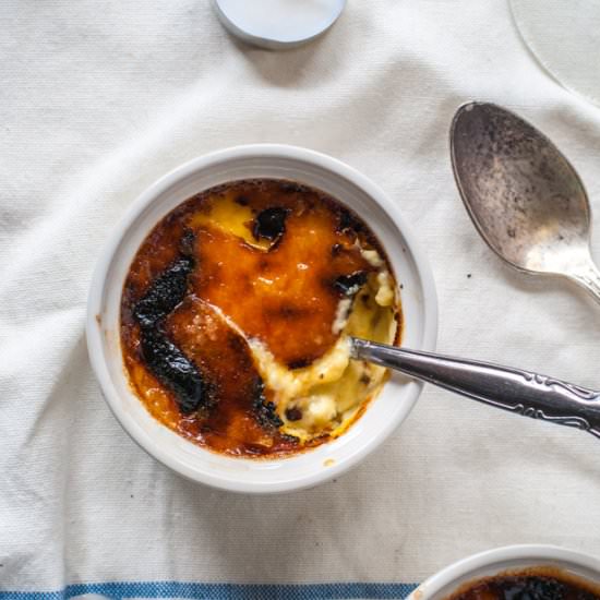 Blood Orange Creme Brulee