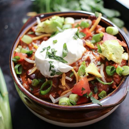 Heart Healthy Turkey Chili
