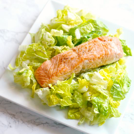 Salmon Caesar Salad