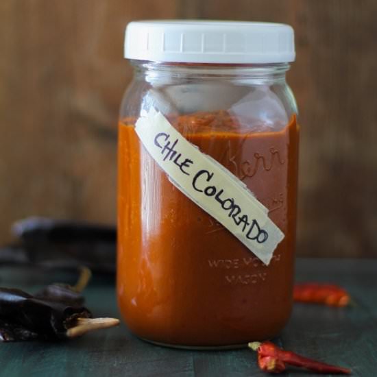 Homemade Chile Colorado Sauce