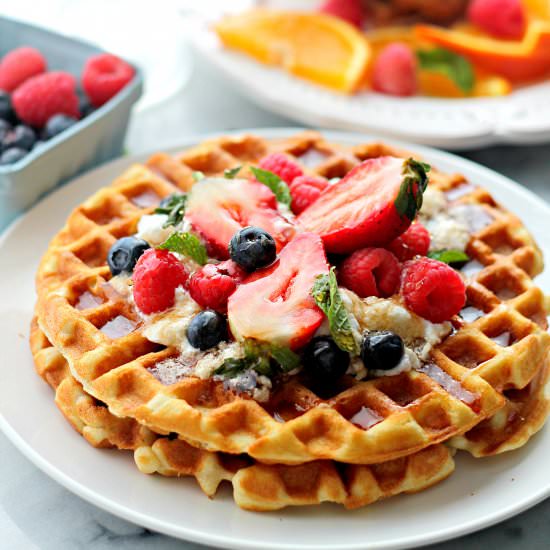 Cream Cheese Waffles