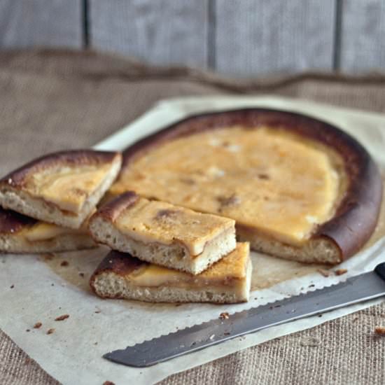 Coca d’ou (egg pastry)