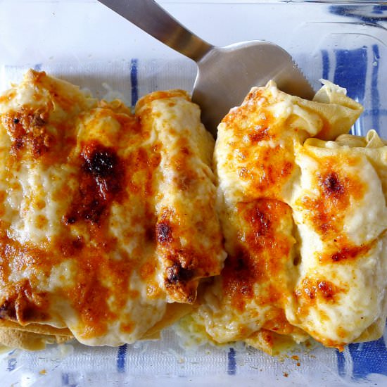 Crêpes with Seafood Filling