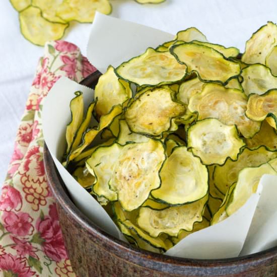 Salt & Vinegar Zucchini Chips