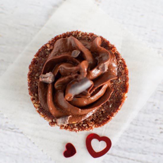 Vegan No-Bake Chocolate Cupcakes