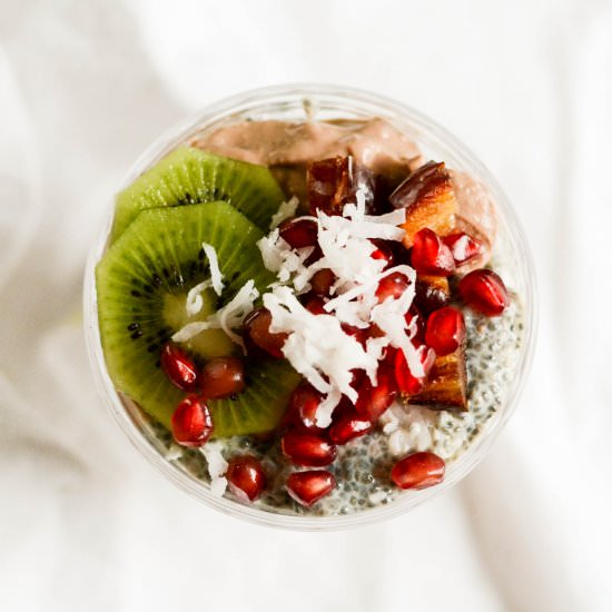 Chia Pudding with Homemade Yogurt