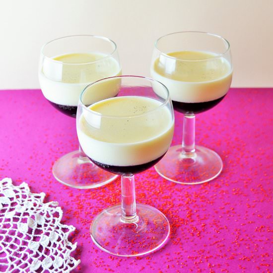 Panna Cotta with Blackberry