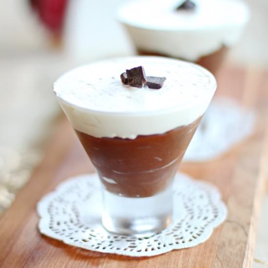 Chocolate and Cheese Cake Mousse