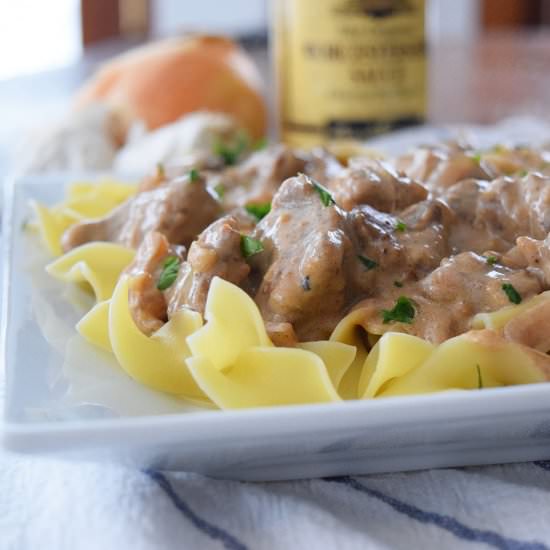 Beef Stroganoff