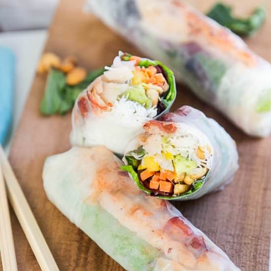 Lobster & Mango Spring Rolls
