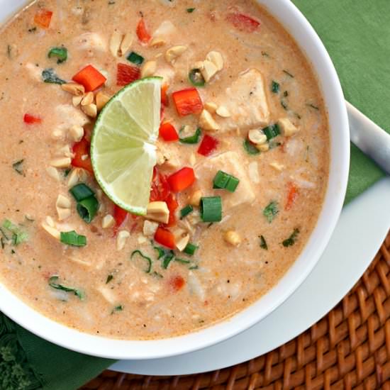 Slow Cooker Thai Curry Soup