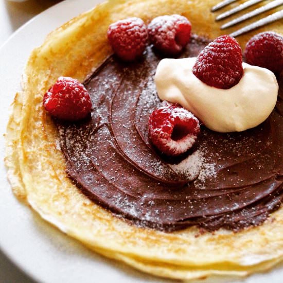 Perfect Nutella Crêpes