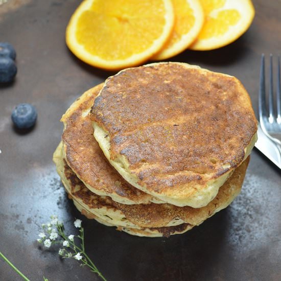 Quick Easy Oatmeal Pancakes