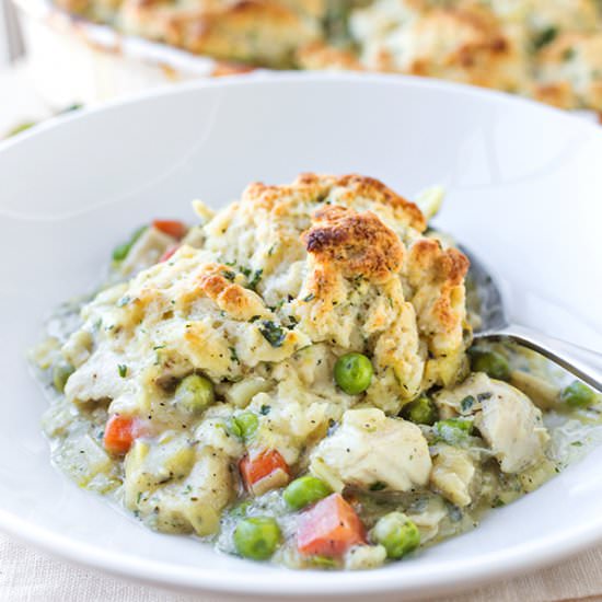 Roasted Chicken Pot Pie