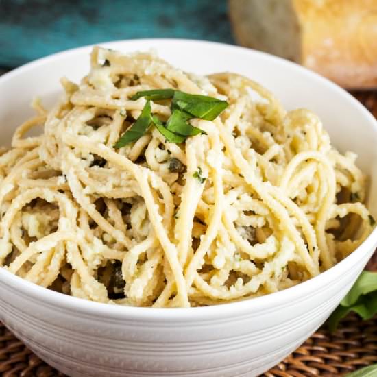 Cauliflower-Basil Pasta Sauce