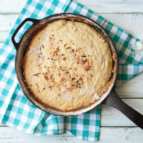 Coconut Buttermilk Skillet Cake