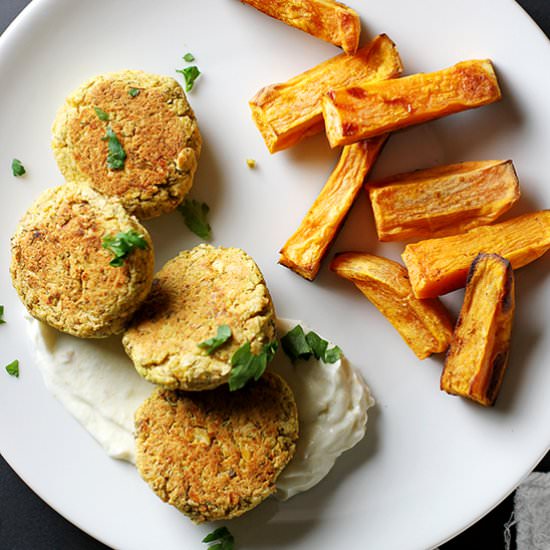 Baked Chickpea Patties
