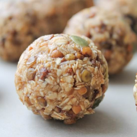 Crispy Lentil Energy Bites