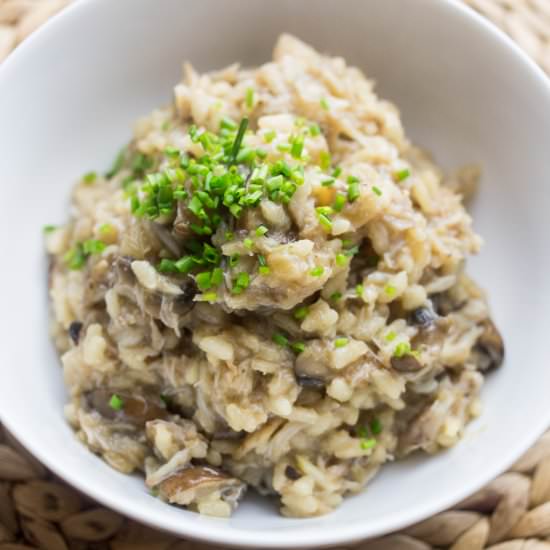 Mushroom Crab Risotto