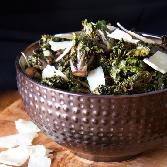 Balsamic-Roasted Kale Sprouts