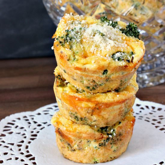 Broccoli and Cheese Egg Muffins