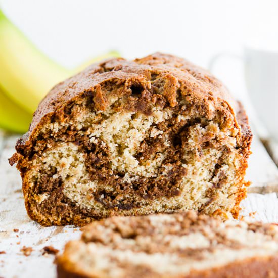 Marbled Chocolate Banana Bread