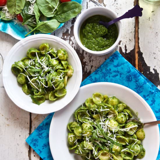 Spinach Pesto Pasta