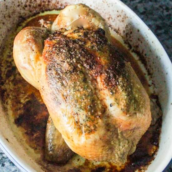 Lemon Butter Roasted Chicken