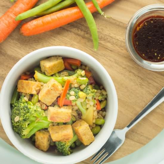 Teriyaki Tempeh Bowls