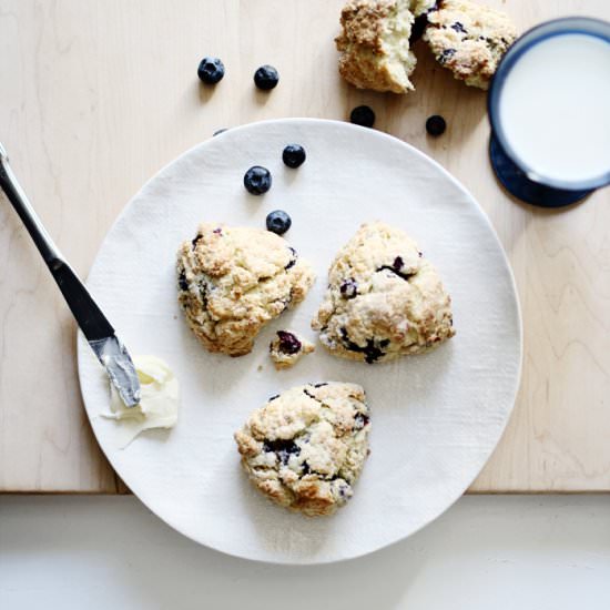 Simple Blueberry Scones