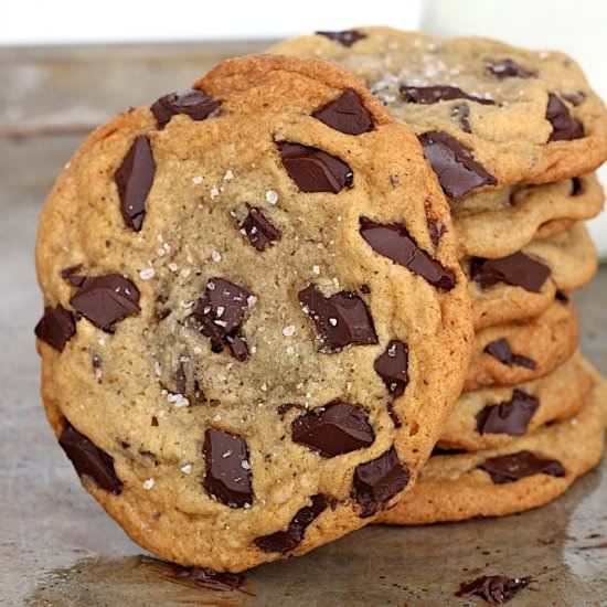 Sea Salt Chocolate Chunk Cookies