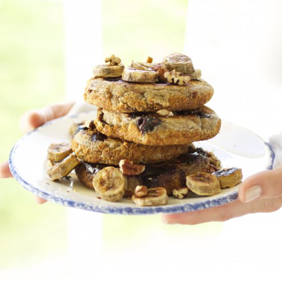 Banana, Blueberry & Pecan Pancake