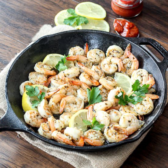 Italian Seasoned Butter Shrimp