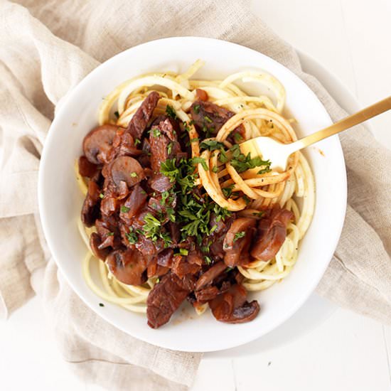 Beef Stroganoff