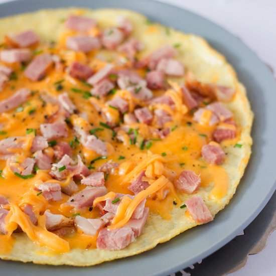 Gammon & Cheddar Omelette