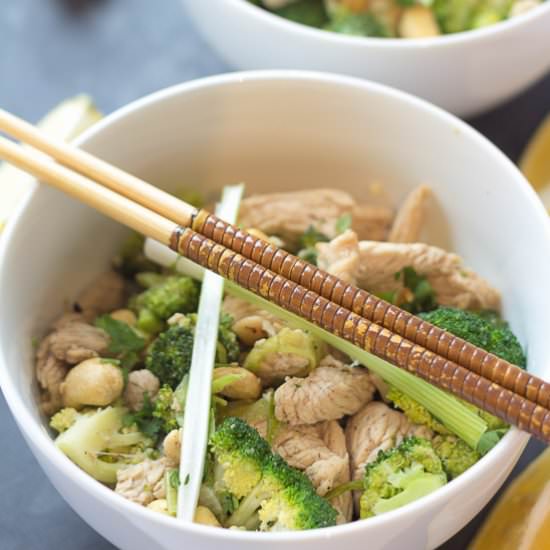 Turkey and Broccoli Stir Fry