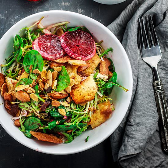 Frisee Spinach Salad