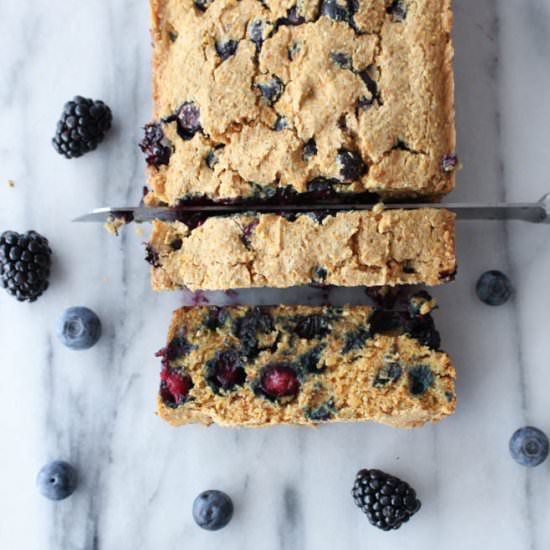 Berry Cornbread Loaf