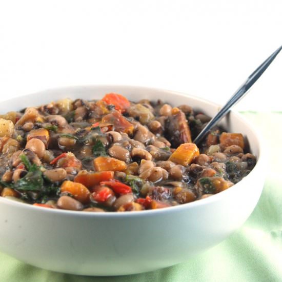 Caribbean Black Eyed Peas Stew