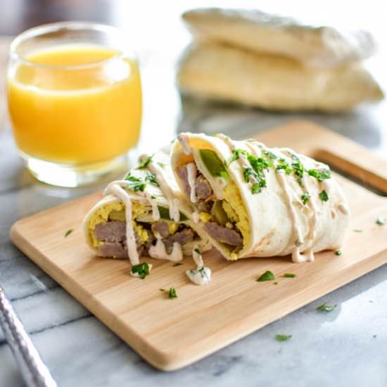 Freezer-Friendly Breakfast Burritos