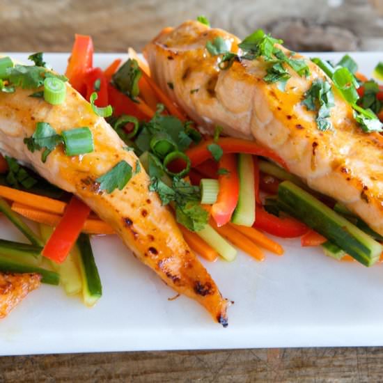 Broiled Teriyaki Salmon
