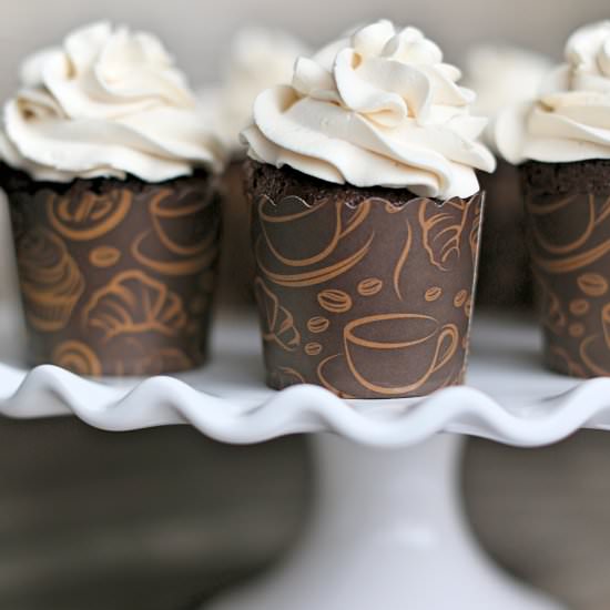 Chocolate Liqueur Chocolate Cupcake