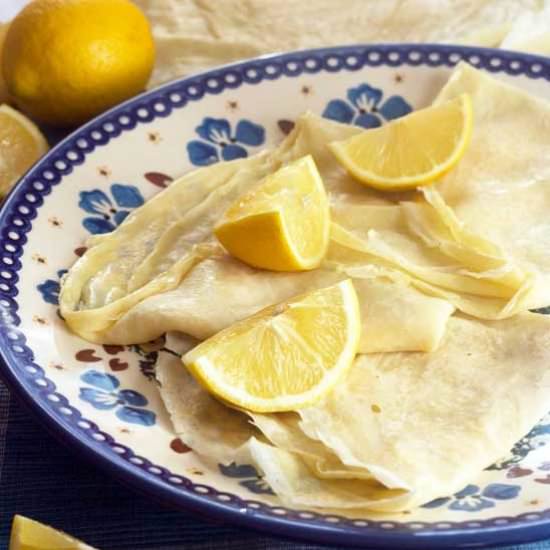 Sugar & Lemon Crêpes
