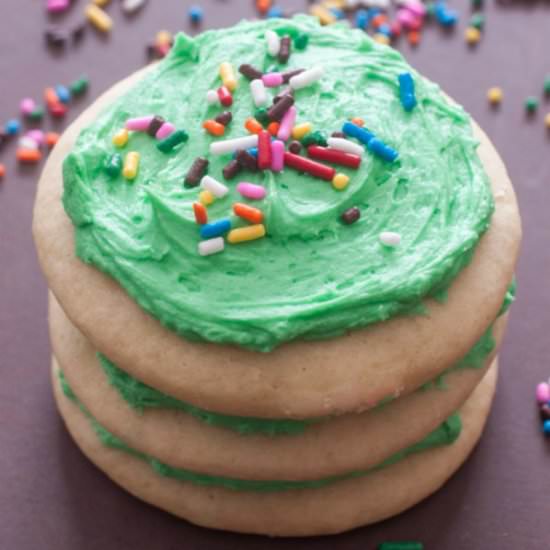 Soft Lofthouse Style Sugar Cookies